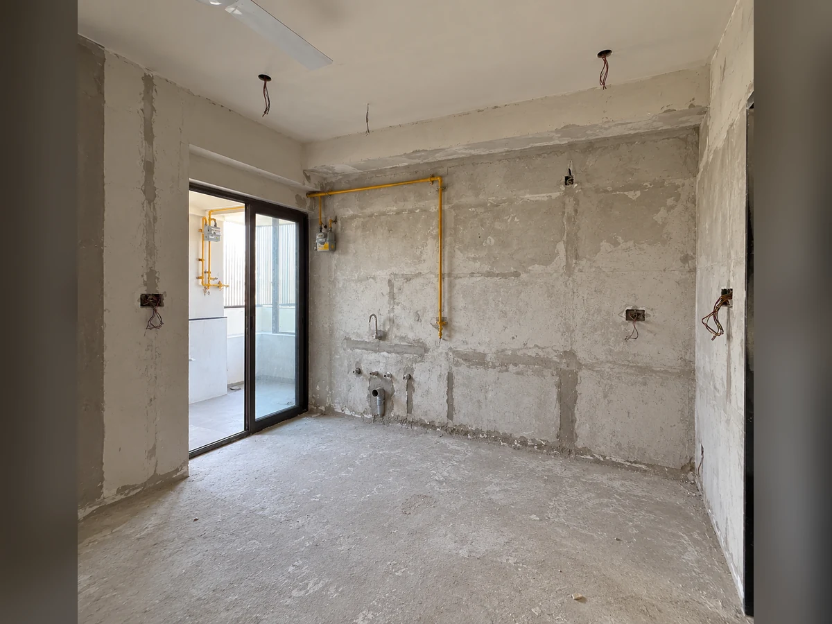 Original site condition before modular kitchen transformation