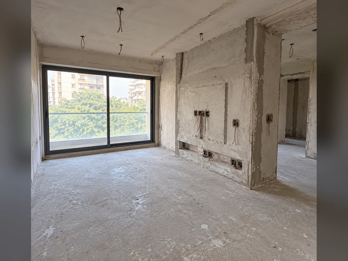 Original site condition before living room transformation