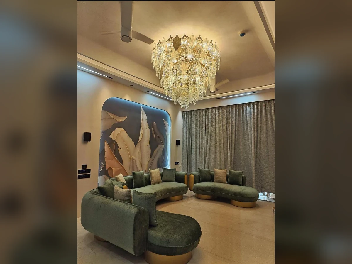 Completed living room interior transformation by Royal Contractor